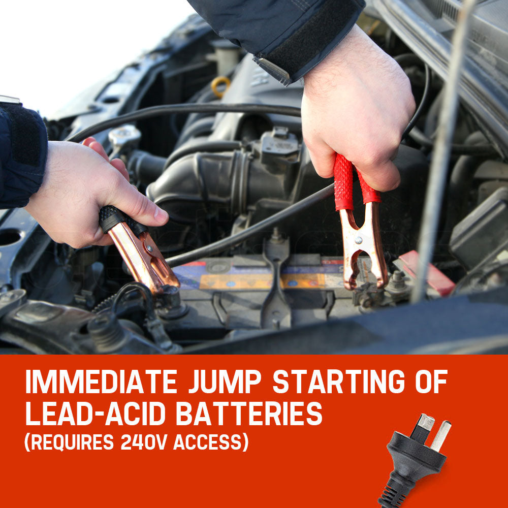 NNEMB Car Battery Charger 280A 12v/24v Jump Starter ATV Boat Truck Tractor